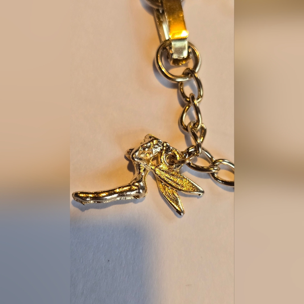 Vintage Walt Disney Charm Bracelet Mickey Minnie Goofy Dumbo Tinkerbell Donald - Picture 4 of 15